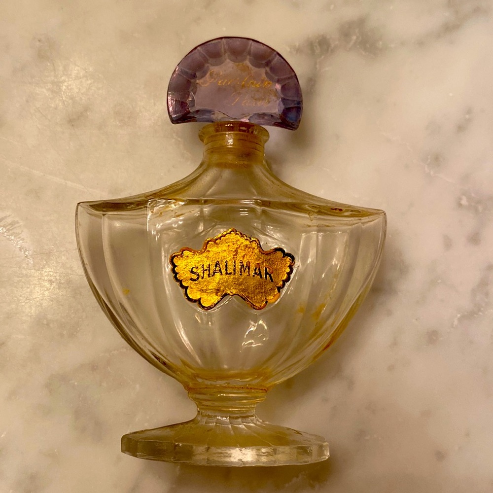Vintage Guerlain Paris Shalimar Perfume Bottle